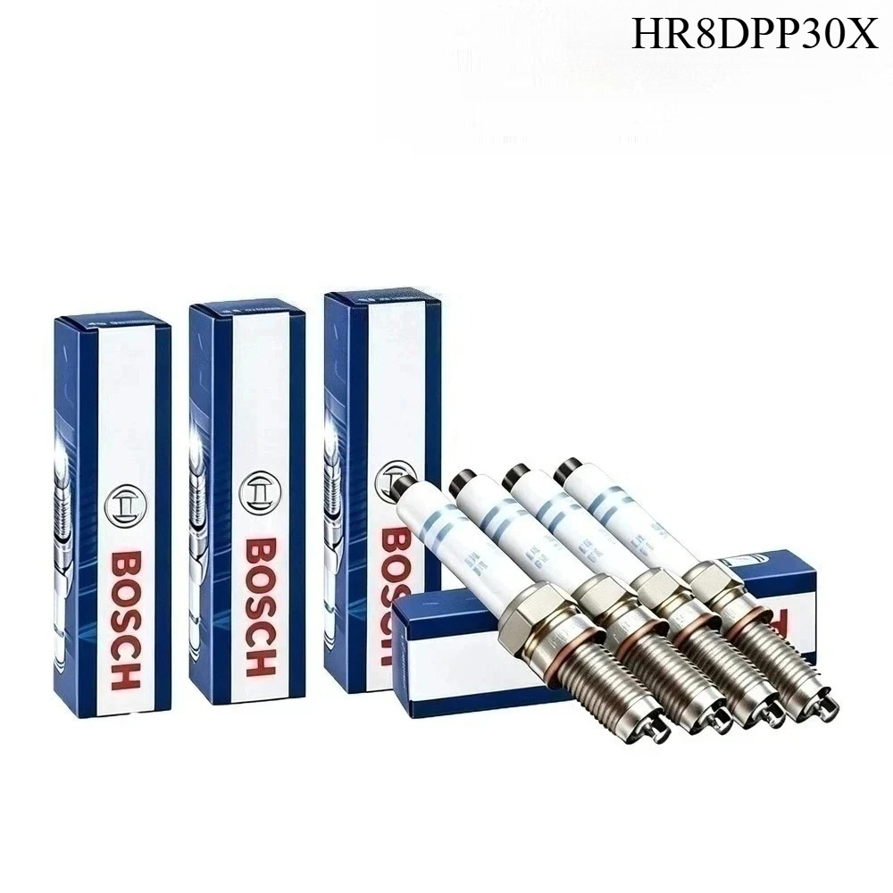Bosch Spark Plug Platinum - 純正ボッシュHR8DPP30Xスパークプラグ フォード クーガ ビュイック センチュリー用 炭素除去燃料節約カーパーツ