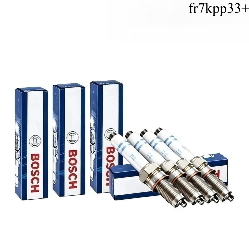 Bosch Spark Plug Platinum - ボッシュ純正FR7KPP33+プラチナスパークプラグ、グレートウォールハヴァルH6スポーツ1.5、VWパサートB5 EA888 1.8Tに適合、安定した点火交換品