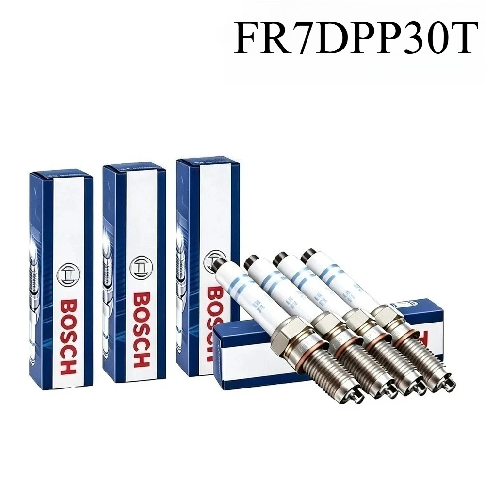 Bosch Spark Plug Platinum - オリジナルボッシュFR7DPP30Tプラチナスパークプラグ、ジーリーフリーダムシップ1.3L安定点火エンジン交換部品用