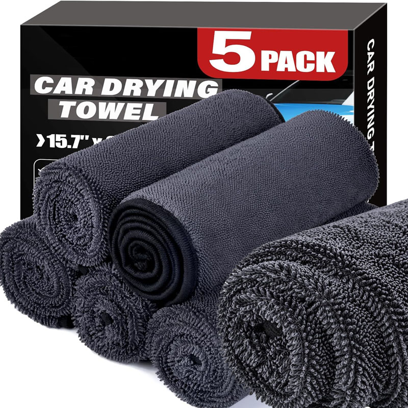 Microfiber Towel Detailing - 1/5 個の高耐久カータオル 1200GSM 超吸収性マイクロファイバー乾燥布超ソフト傷のないカーディテイリングタオル