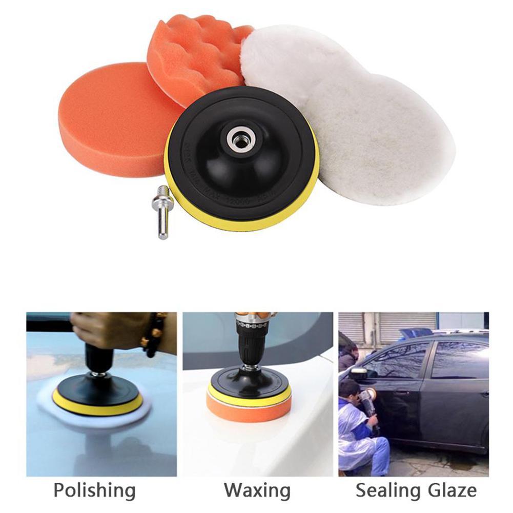 6個/セット 車磨きスポンジパッドキット フォームパッド バ - Polish Pad Set Buffer のレビューと価格