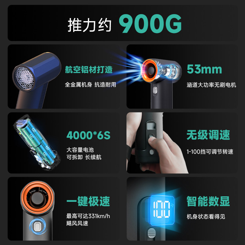 工業用MAXハンドヘルドターボファン高速車載乾燥機ブロワー、 - Dryer Car Blower のレビューと価格