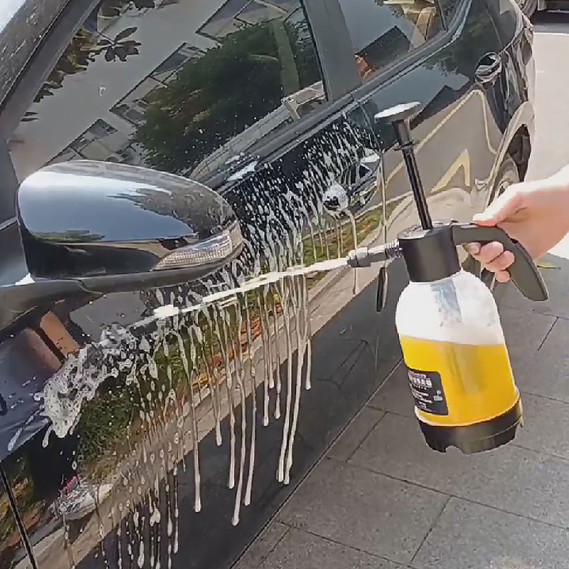2Lハンドポンプ式フォームスプレーヤー、手動空気圧式フォーム - Foam Cannon Car Wash のレビューと価格