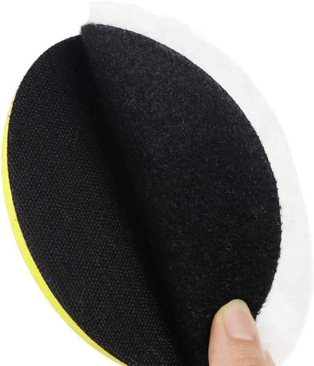 6個入り 5インチウール研磨パッドセット ドリルバッファーア - Polish Pad Set Buffer のレビューと価格