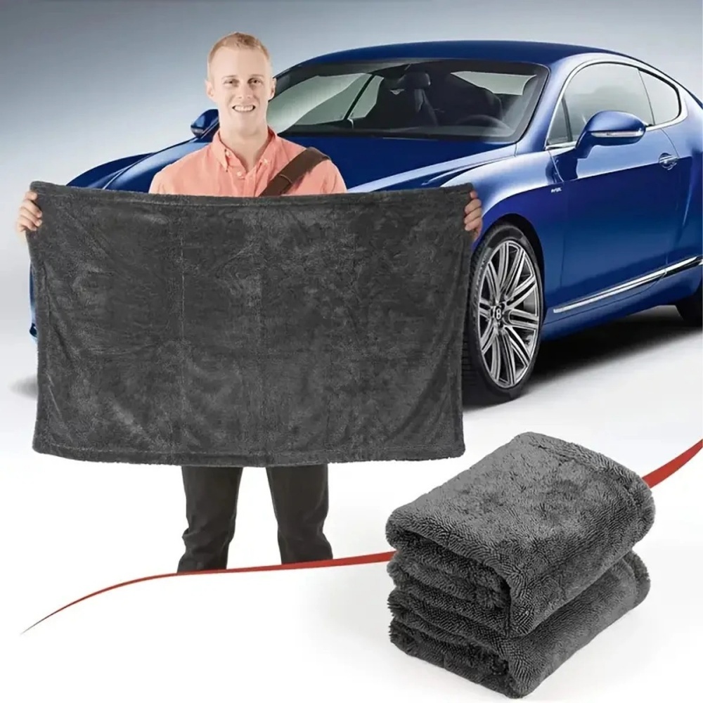 特大ダークグレー車用マイクロファイバータオル強力吸水高効率ク - Microfiber Towel Detailing のレビューと価格