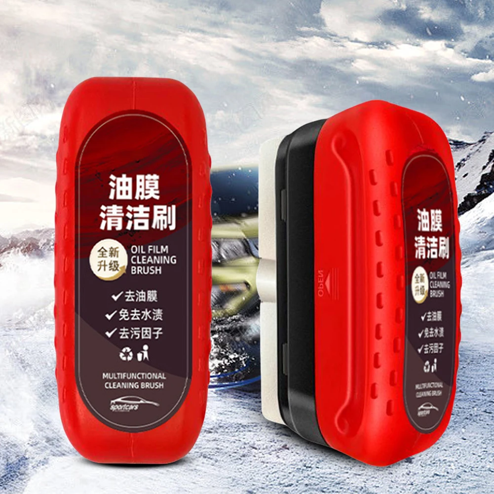 車のガラス油膜除去剤自動車ガラススポンジクリーニングブラシフ - Car Cleaning Brush のレビューと価格